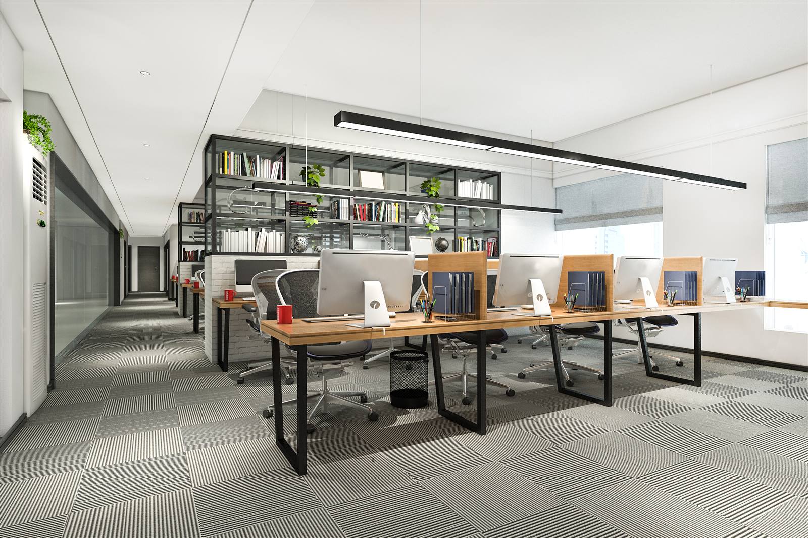 Modern office meeting room